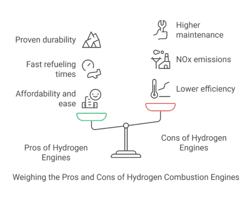 Hydrogen Combustion Engines vs. Hydrogen Fuel Cells 6 Pros of Hydrogen Combustion Engines visual selection 5